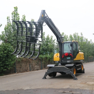 100型輪式抓木機(jī)