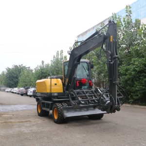 100型輪式抓木機(jī)