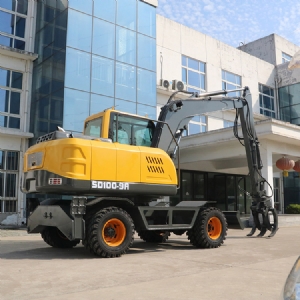 100型輪式抓木機  