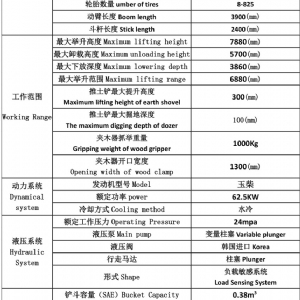 100型輪式抓木機(jī)